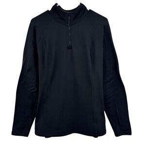 5.11 Tactical Mens XL Black Grid Fleece 1/4 Zip Pullover Mid-Layer Shirt